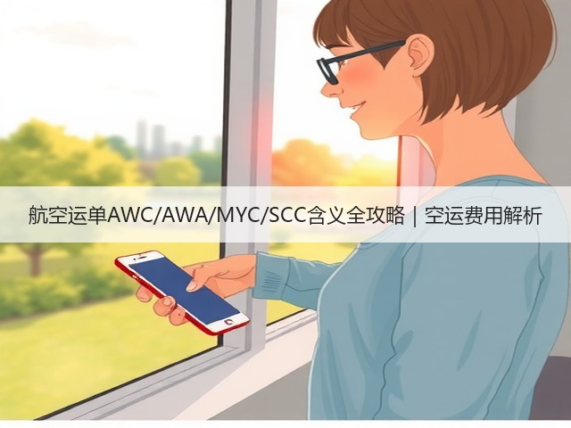 航空运单AWC/AWA/MYC/SCC含义全攻略|空运费用解析(图2) 航空运单AWC/AWA/MYC/SCC含义全攻略|空运费用解析(图2)