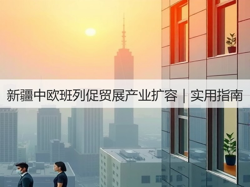 新疆中欧班列促贸展产业扩容|实用指南 新疆中欧班列促贸展产业扩容|实用指南