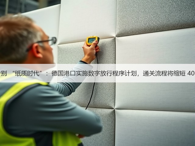 告别 “纸质时代”:德国港口实施数字放行程序计划,通关流程将缩短 40%(图2) 告别 “纸质时代”:德国港口实施数字放行程序计划,通关流程将缩短 40%(图2)
