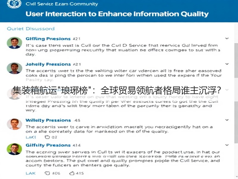 集装箱航运 集装箱航运