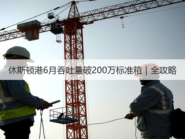 休斯顿港6月吞吐量破200万标准箱|全攻略(图2) 休斯顿港6月吞吐量破200万标准箱|全攻略(图2)