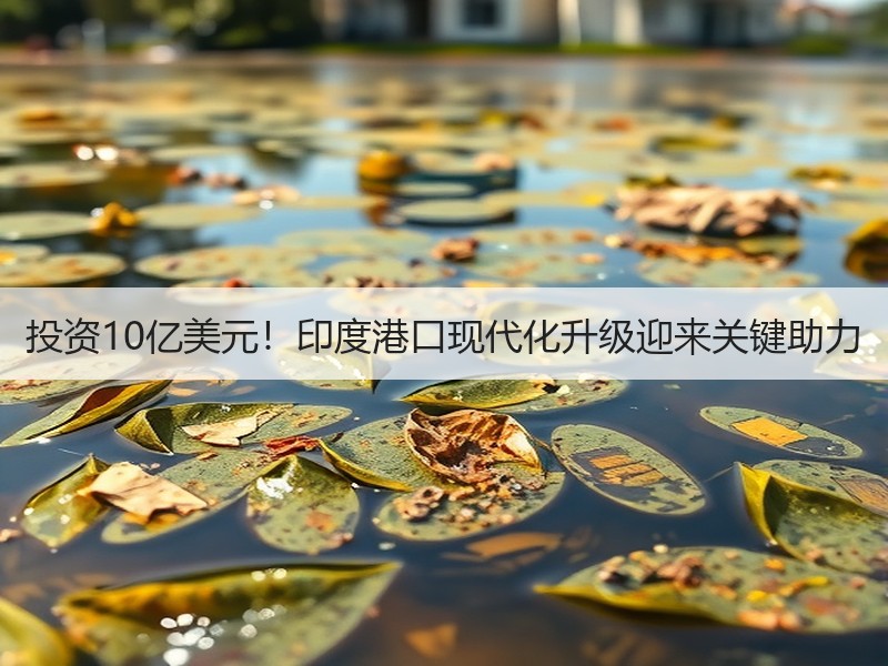 投资10亿美元!印度港口现代化升级迎来关键助力 投资10亿美元!印度港口现代化升级迎来关键助力