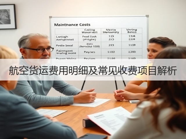 航空货运费用明细及常见收费项目解析(图2) 航空货运费用明细及常见收费项目解析(图2)