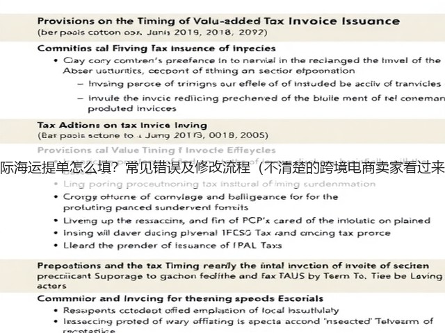 国际海运提单怎么填?常见错误及修改流程(不清楚的跨境电商卖家看过来)(图3) 国际海运提单怎么填?常见错误及修改流程(不清楚的跨境电商卖家看过来)(图3)