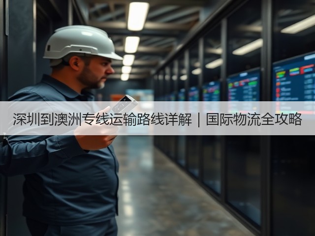 深圳到澳洲专线运输路线详解｜国际物流全攻略(图1)