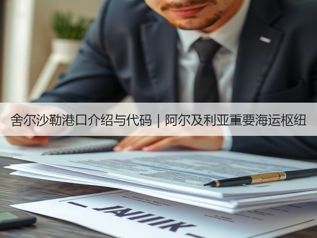 舍尔沙勒港口介绍与代码｜阿尔及利亚重要海运枢纽(图3)