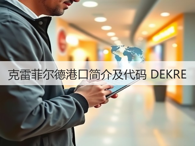 克雷菲尔德港口简介及代码 DEKRE(图1) 克雷菲尔德港口简介及代码 DEKRE(图1)
