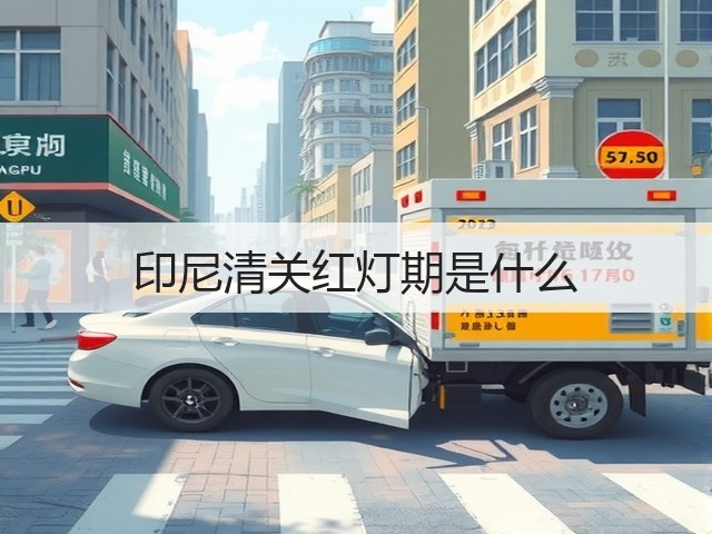 印尼清关红灯期是什么(图1) 印尼清关红灯期是什么(图1)