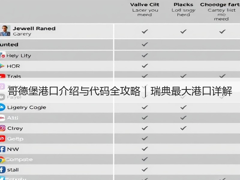 哥德堡港口介绍与代码全攻略｜瑞典最大港口详解