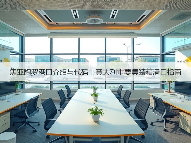 焦亚陶罗港口介绍与代码｜意大利重要集装箱港口指南(图1)