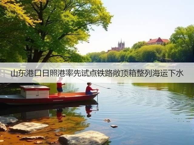 山东港口日照港率先试点铁路敞顶箱整列海运下水(图3) 山东港口日照港率先试点铁路敞顶箱整列海运下水(图3)