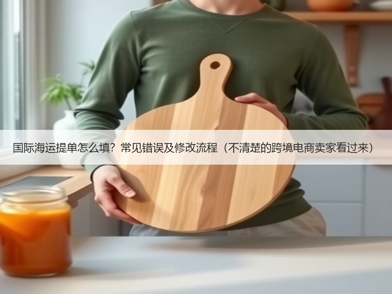 国际海运提单怎么填？常见错误及修改流程（不清楚的跨境电商卖家看过来）