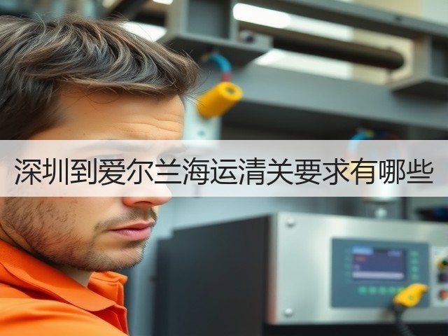 深圳到爱尔兰海运清关要求有哪些(图1)