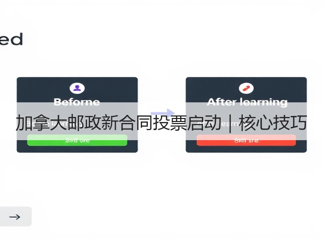 加拿大邮政新合同投票启动|核心技巧(图3) 加拿大邮政新合同投票启动|核心技巧(图3)