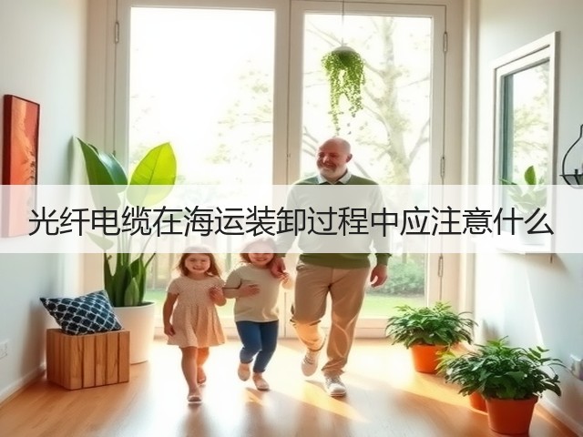 光纤电缆在海运装卸过程中应注意什么(图3)