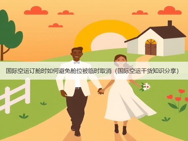 国际空运订舱时如何避免舱位被临时取消(国际空运干货知识分享)(图1) 国际空运订舱时如何避免舱位被临时取消(国际空运干货知识分享)(图1)