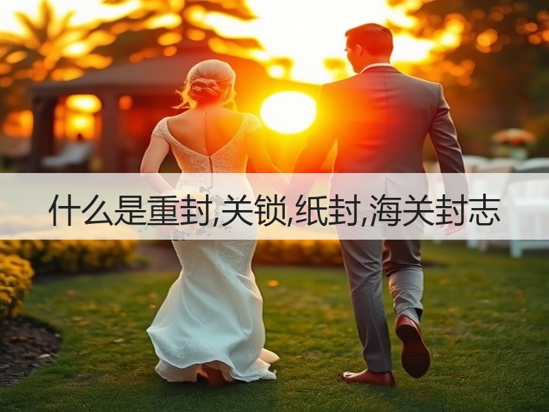 什么是重封,关锁,纸封,海关封志