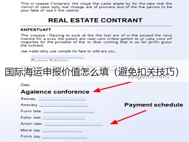 国际海运申报价值怎么填(避免扣关技巧)(图3) 国际海运申报价值怎么填(避免扣关技巧)(图3)