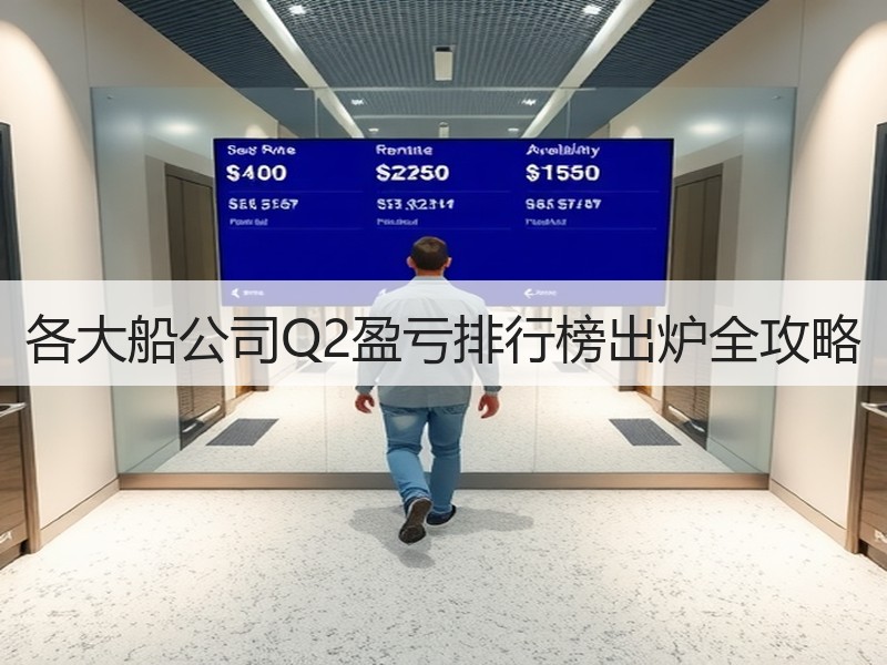 各大船公司Q2盈亏排行榜出炉全攻略 各大船公司Q2盈亏排行榜出炉全攻略