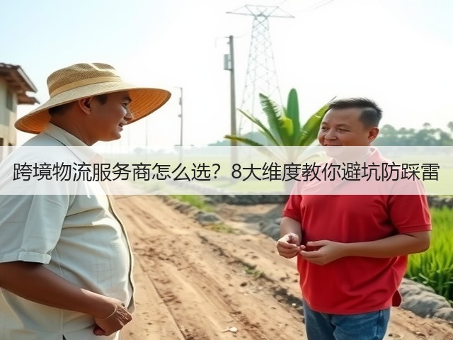 跨境物流服务商怎么选?8大维度教你避坑防踩雷(图3) 跨境物流服务商怎么选?8大维度教你避坑防踩雷(图3)