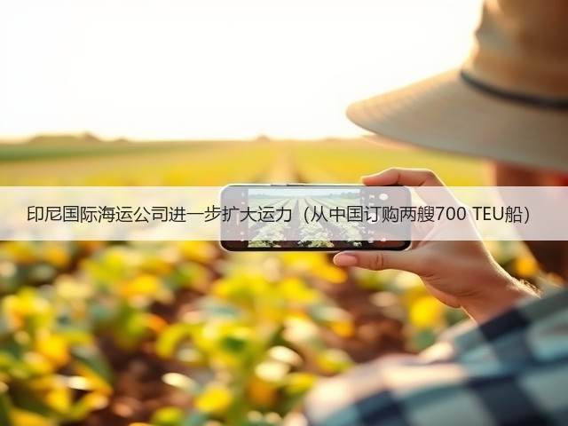印尼国际海运公司进一步扩大运力（从中国订购两艘700 TEU船）(图3)