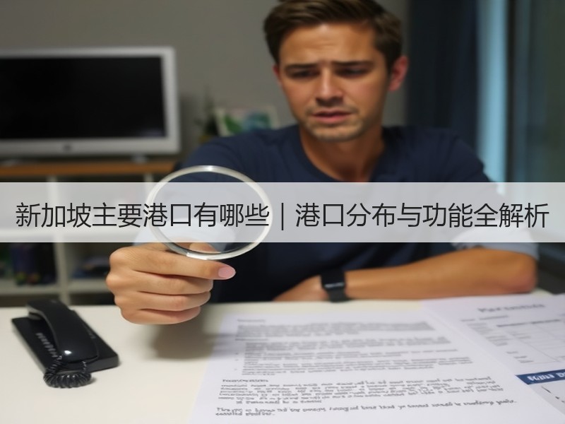 新加坡主要港口有哪些｜港口分布与功能全解析