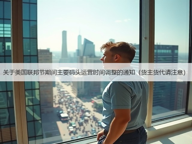 关于美国联邦节期间主要码头运营时间调整的通知(货主货代请注意)(图2) 关于美国联邦节期间主要码头运营时间调整的通知(货主货代请注意)(图2)