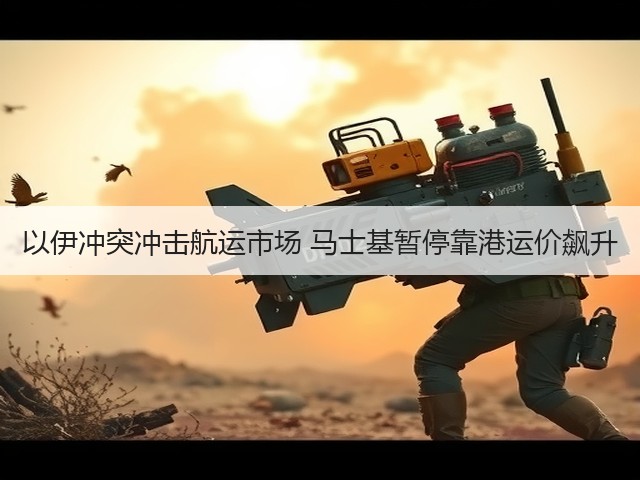 以伊冲突冲击航运市场 马士基暂停靠港运价飙升(图1)