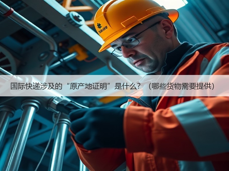 国际快递涉及的“原产地证明”是什么？（哪些货物需要提供）