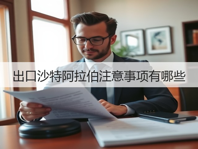 出口沙特阿拉伯注意事项有哪些(图2)