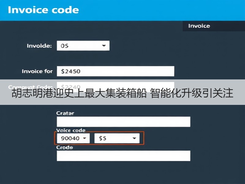 胡志明港迎史上最大集装箱船 智能化升级引关注 胡志明港迎史上最大集装箱船 智能化升级引关注