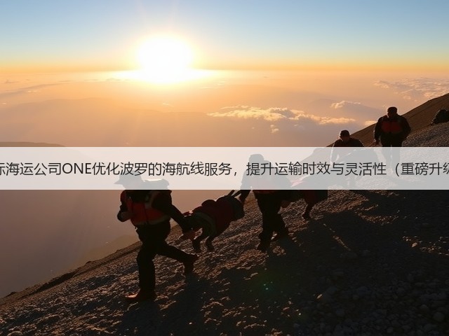 国际海运公司ONE优化波罗的海航线服务,提升运输时效与灵活性(重磅升级)(图3) 国际海运公司ONE优化波罗的海航线服务,提升运输时效与灵活性(重磅升级)(图3)