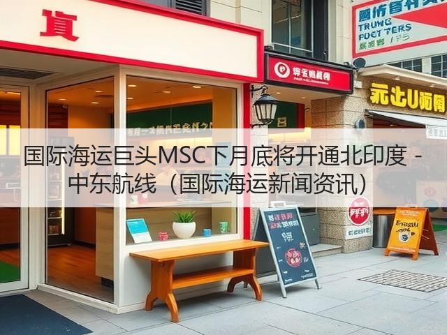 国际海运巨头MSC下月底将开通北印度 - 中东航线（国际海运新闻资讯）(图1)