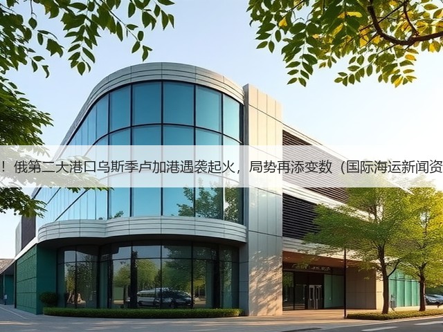 突发！俄第二大港口乌斯季卢加港遇袭起火，局势再添变数（国际海运新闻资讯）(图2)