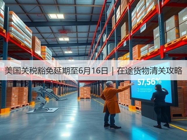 美国关税豁免延期至6月16日｜在途货物清关攻略(图1)