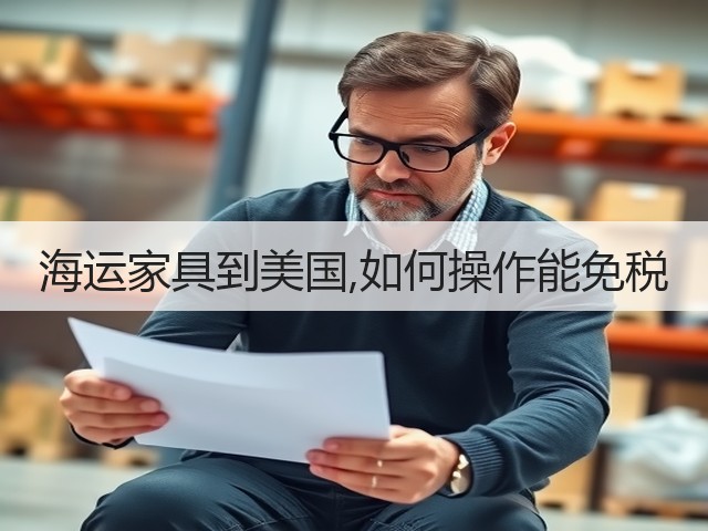 海运家具到美国,如何操作能免税(图3) 海运家具到美国,如何操作能免税(图3)