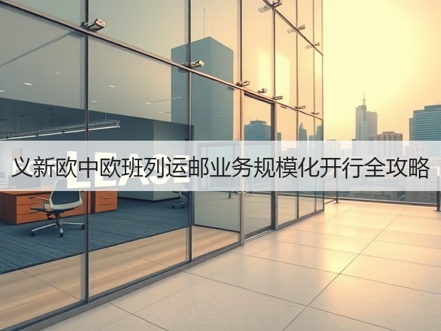 义新欧中欧班列运邮业务规模化开行全攻略(图2)