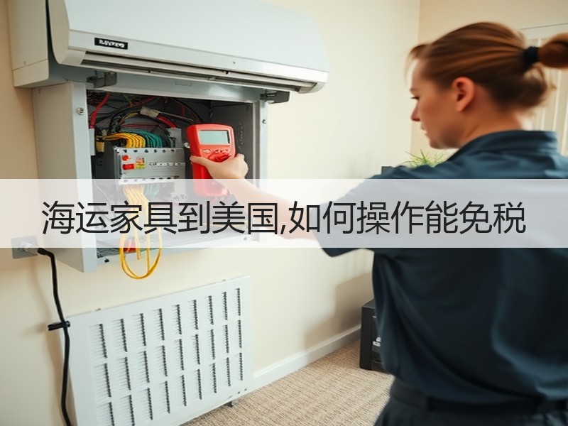 海运家具到美国,如何操作能免税