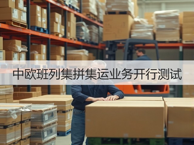 中欧班列集拼集运业务开行测试(图2) 中欧班列集拼集运业务开行测试(图2)