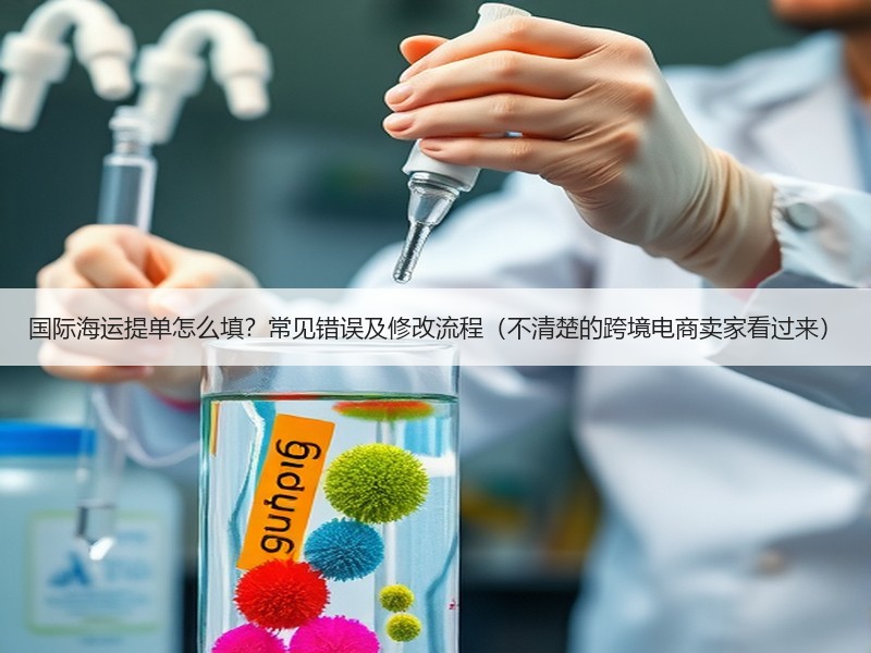 国际海运提单怎么填？常见错误及修改流程（不清楚的跨境电商卖家看过来）