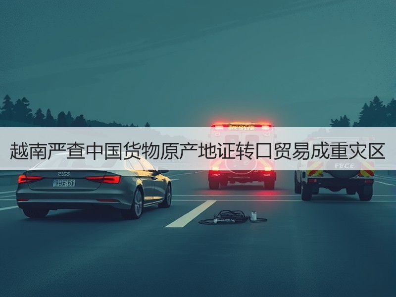 越南严查中国货物原产地证转口贸易成重灾区