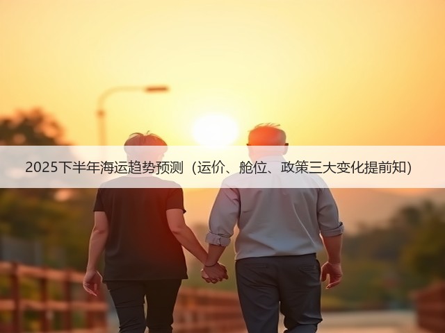 2025下半年海运趋势预测(运价、舱位、政策三大变化提前知)(图3) 2025下半年海运趋势预测(运价、舱位、政策三大变化提前知)(图3)