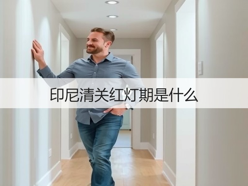 印尼清关红灯期是什么