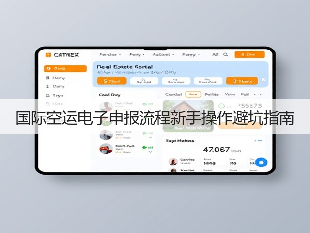 国际空运电子申报流程新手操作避坑指南(图3) 国际空运电子申报流程新手操作避坑指南(图3)