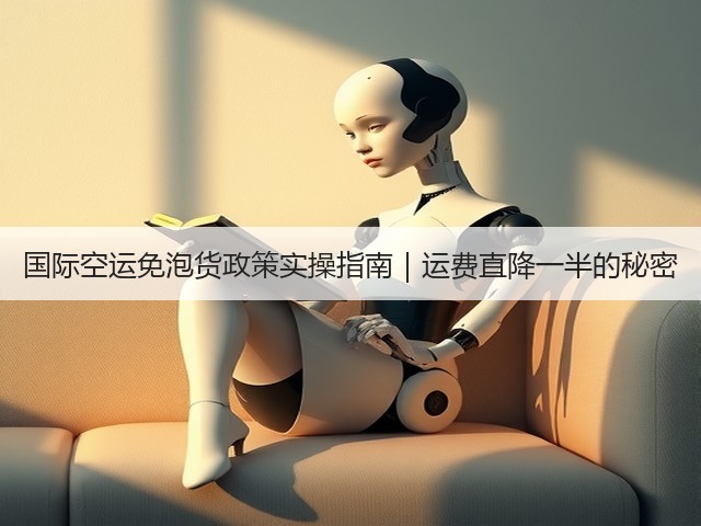 国际空运免泡货政策实操指南|运费直降一半的秘密(图3) 国际空运免泡货政策实操指南|运费直降一半的秘密(图3)