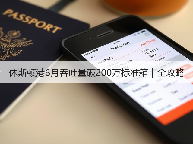 休斯顿港6月吞吐量破200万标准箱|全攻略(图1) 休斯顿港6月吞吐量破200万标准箱|全攻略(图1)