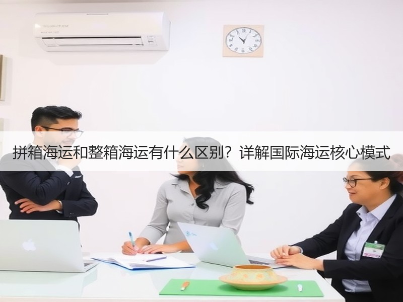 拼箱海运和整箱海运有什么区别？详解国际海运核心模式