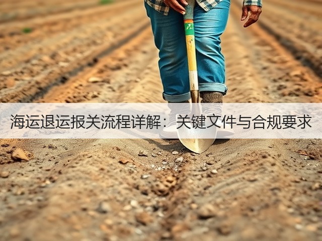 海运退运报关流程详解:关键文件与合规要求(图1) 海运退运报关流程详解:关键文件与合规要求(图1)