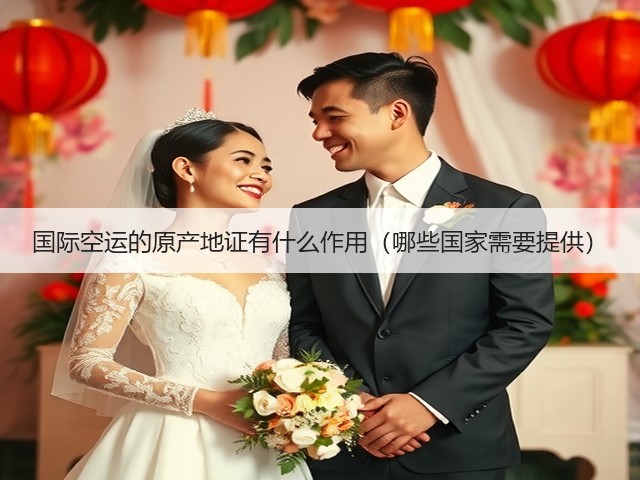 国际空运的原产地证有什么作用(哪些国家需要提供)(图1) 国际空运的原产地证有什么作用(哪些国家需要提供)(图1)