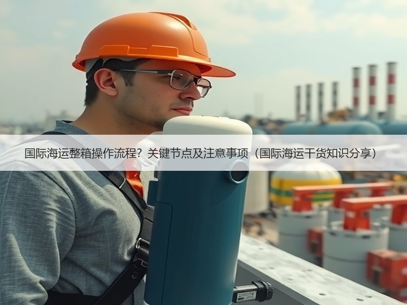 国际海运整箱操作流程？关键节点及注意事项（国际海运干货知识分享）